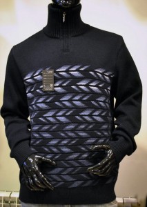 Джемпер короткая молния 1874 синий 1