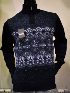 Джемпер короткая молния 1888 синий 1