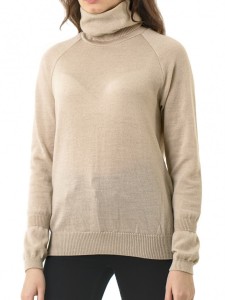 Джемпер высокое горло л1043 жемчуг