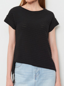 Джемпер короткий рукав л1309 черный