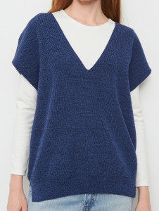 Жилет л1187 джинс