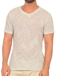 Джемпер короткий рукав 22321 серый 2