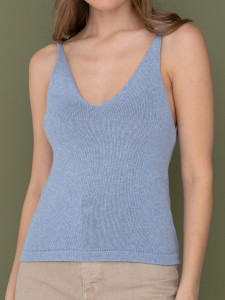 Джемпер короткий рукав л21194 джинс