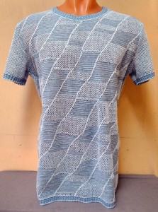 Джемпер короткий рукав 1719 серый 2