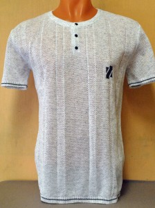 Джемпер короткий рукав 1527 серый 1