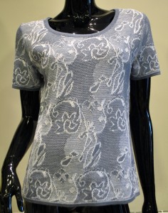 Джемпер короткий рукав л0312 джинс 1