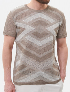 Джемпер короткий рукав 2239 беж 1