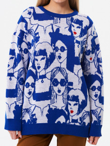 Джемпер л1400 синий