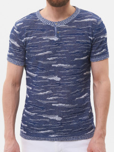 Джемпер короткий рукав 2115 джинс 2