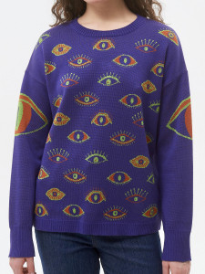 Джемпер л1395 сиреневый