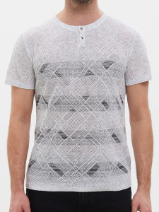 Джемпер короткий рукав 1851 серый 3