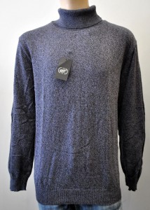 Джемпер высокое горло 1854 джинс 2