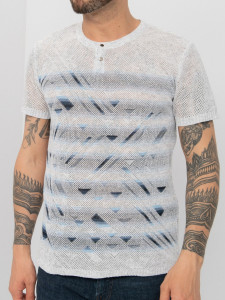 Джемпер короткий рукав 21829 серый 2