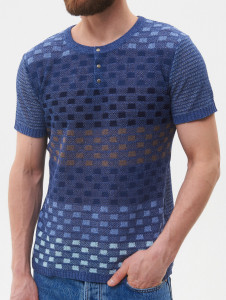 Джемпер короткий рукав 2237 джинс