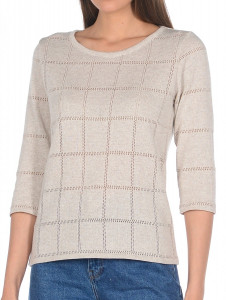 Джемпер л21120 бежевый