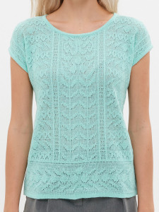 Джемпер короткий рукав л0670 мята