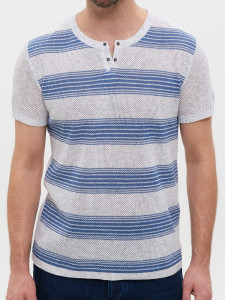 Джемпер короткий рукав 22320 джинс