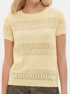 Джемпер короткий рукав л1242 желтый