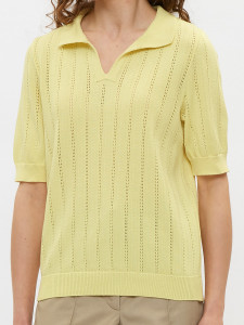 Джемпер короткий рукав л1502 желтый