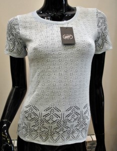 Джемпер короткий рукав л0470 голубой 1