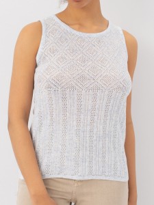 Джемпер короткий рукав л0020 голубой