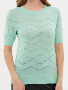 Джемпер короткий рукав л1314 мята