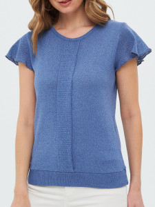 Джемпер короткий рукав л0436 джинс 1