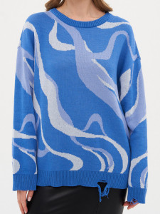 Джемпер л1347 синий