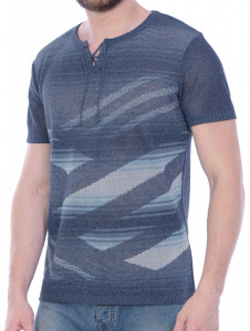 Джемпер короткий рукав 1816 джинс 1