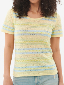 Джемпер короткий рукав л0301 желтый