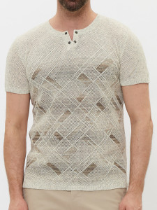 Джемпер короткий рукав 1851 лен 1