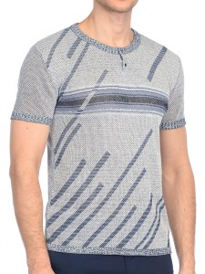 Джемпер короткий рукав 2107 серый 2