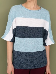 Джемпер короткий рукав л0711 вайдовый