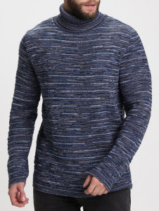 Джемпер высокое горло 22436 океан