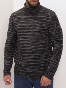 Джемпер высокое горло 22436 космос