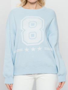 Джемпер л21149 голубой