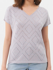 Джемпер короткий рукав л1128 радуга