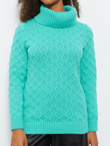 Джемпер высокое горло л31287 сенеж