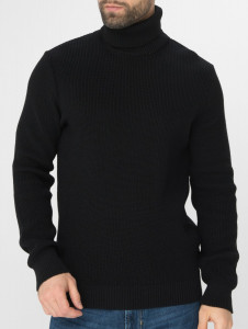 Джемпер высокое горло 32440 черный