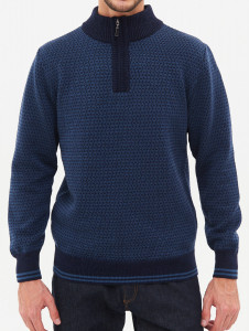 Джемпер короткая молния 22484 морской