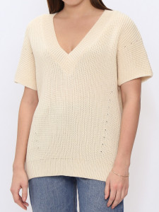 Жилет л21184 молочный