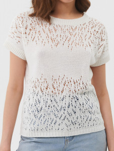 Джемпер короткий рукав л1244 латте