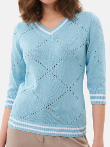 Джемпер л20953 лазурный