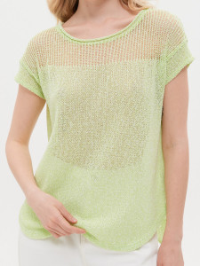 Джемпер короткий рукав л20332 салатовый
