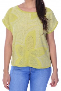 Джемпер короткий рукав л0088 салатовый 1