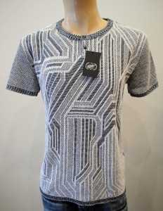 Джемпер короткий рукав 1977 серый 1