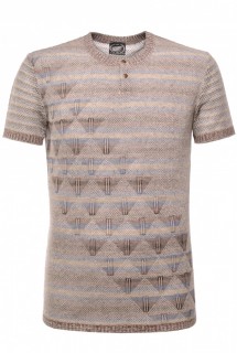 Джемпер короткий рукав 2127 лен 1