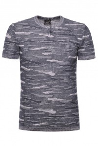 Джемпер короткий рукав 2115 серый 1