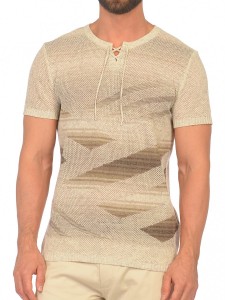 Джемпер короткий рукав 1816 лен 2