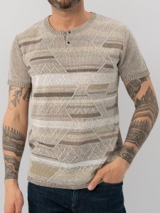 Джемпер короткий рукав 1846 лен 1